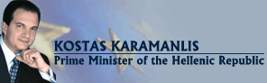 Prime minister of Greece ,Mr Karamanlis